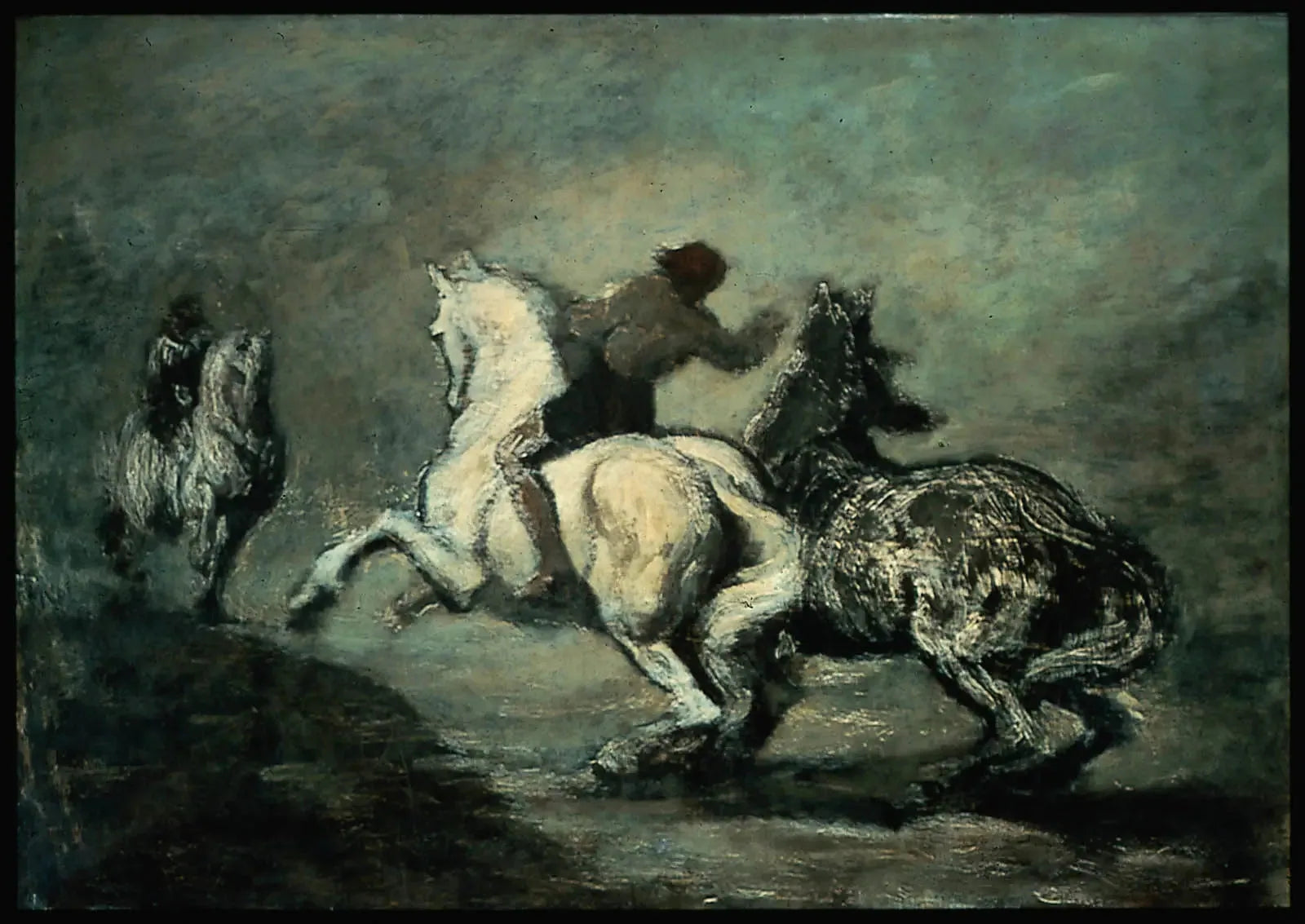 Cavaliers - Honoré Daumier image 1 reproduction artisanale de tableau
