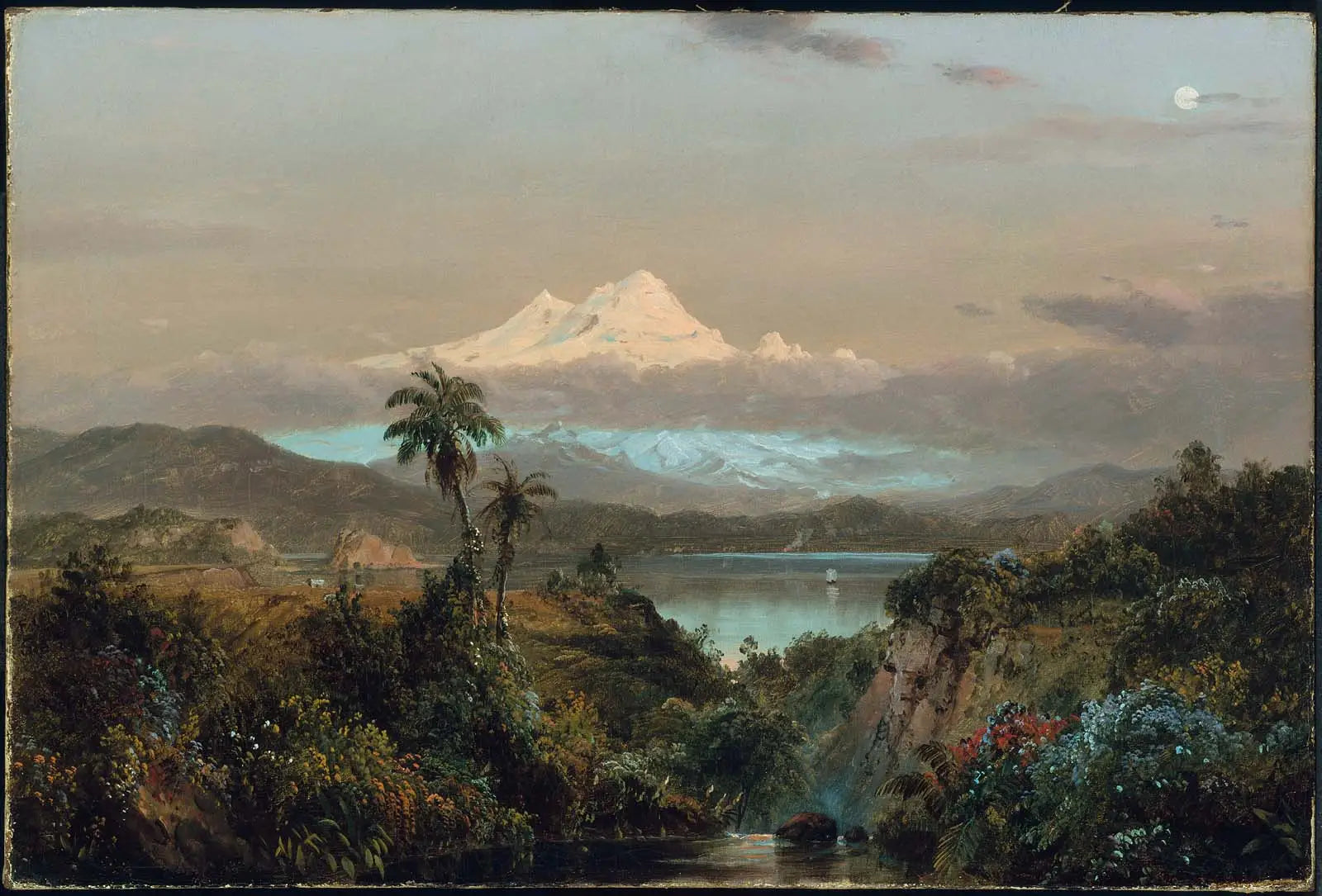 Cayambe - Frederic Edwin Church image 1 reproduction de peinture à l’huile