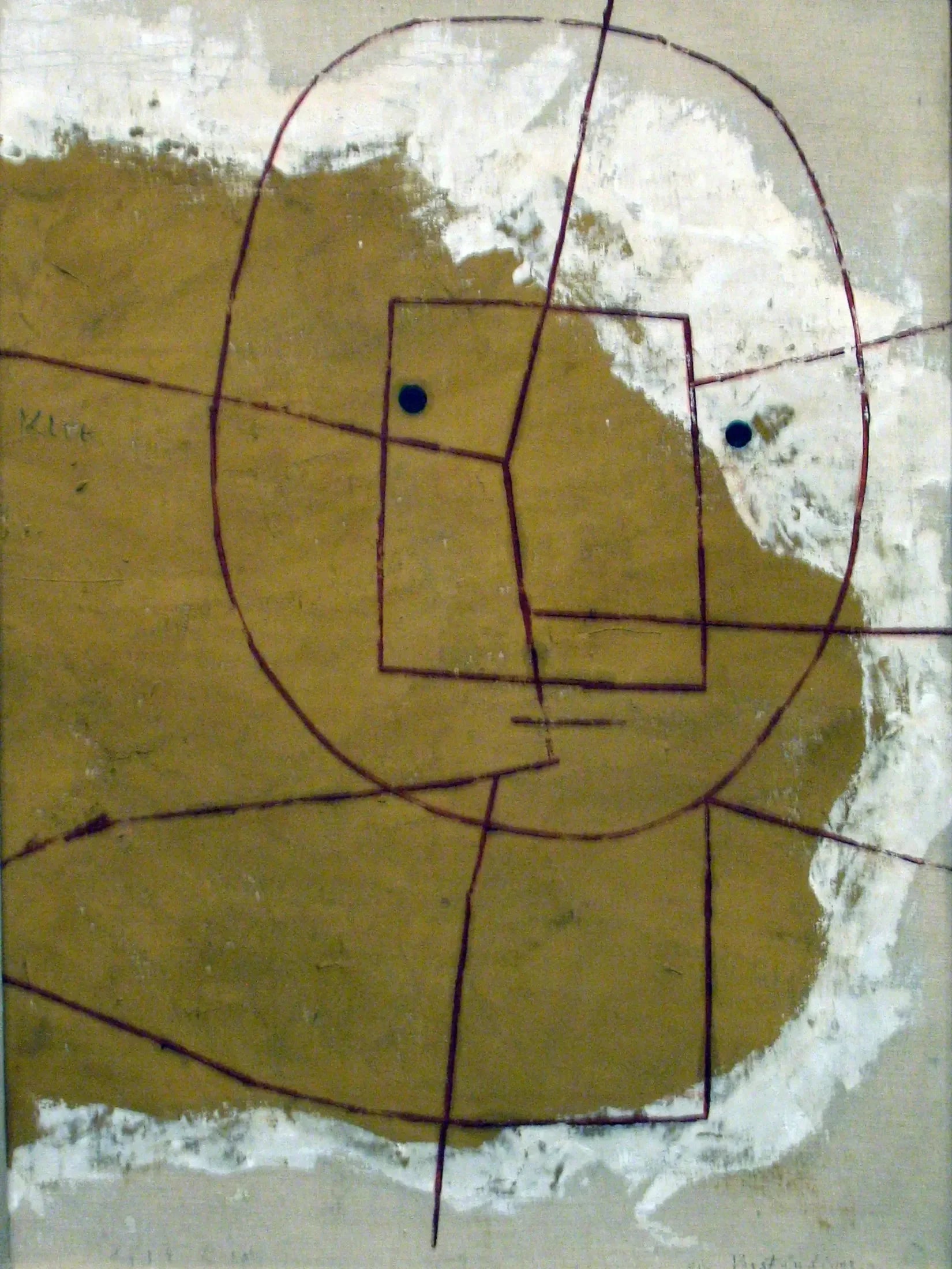 Celui qui comprend - Paul Klee image 1 copie de tableau peinte à la main