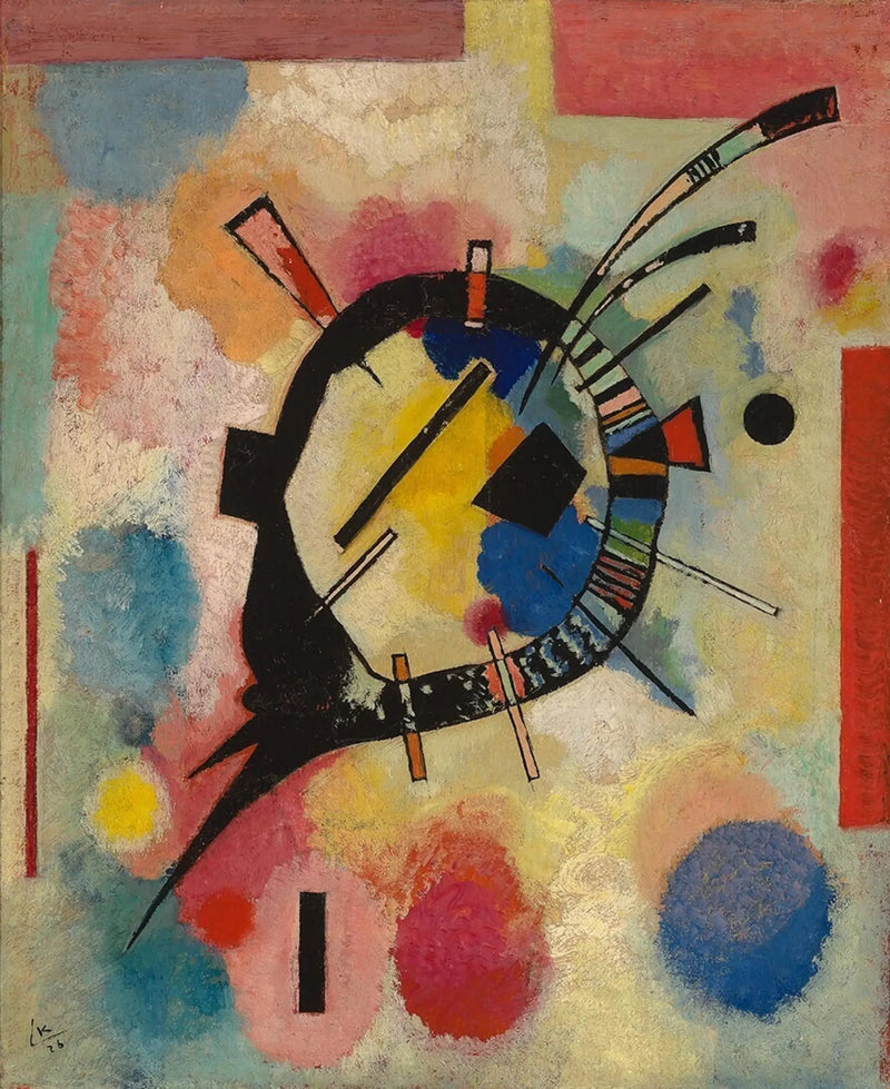 Centre jaune - Vassily Kandinsky