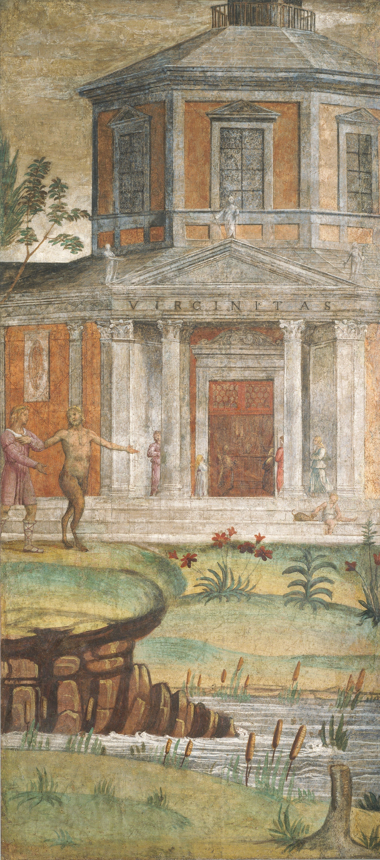 Céphale et Pan au temple de Diane - Bernardino Luini image 1 reproduction d’œuvre d’art à l’huile