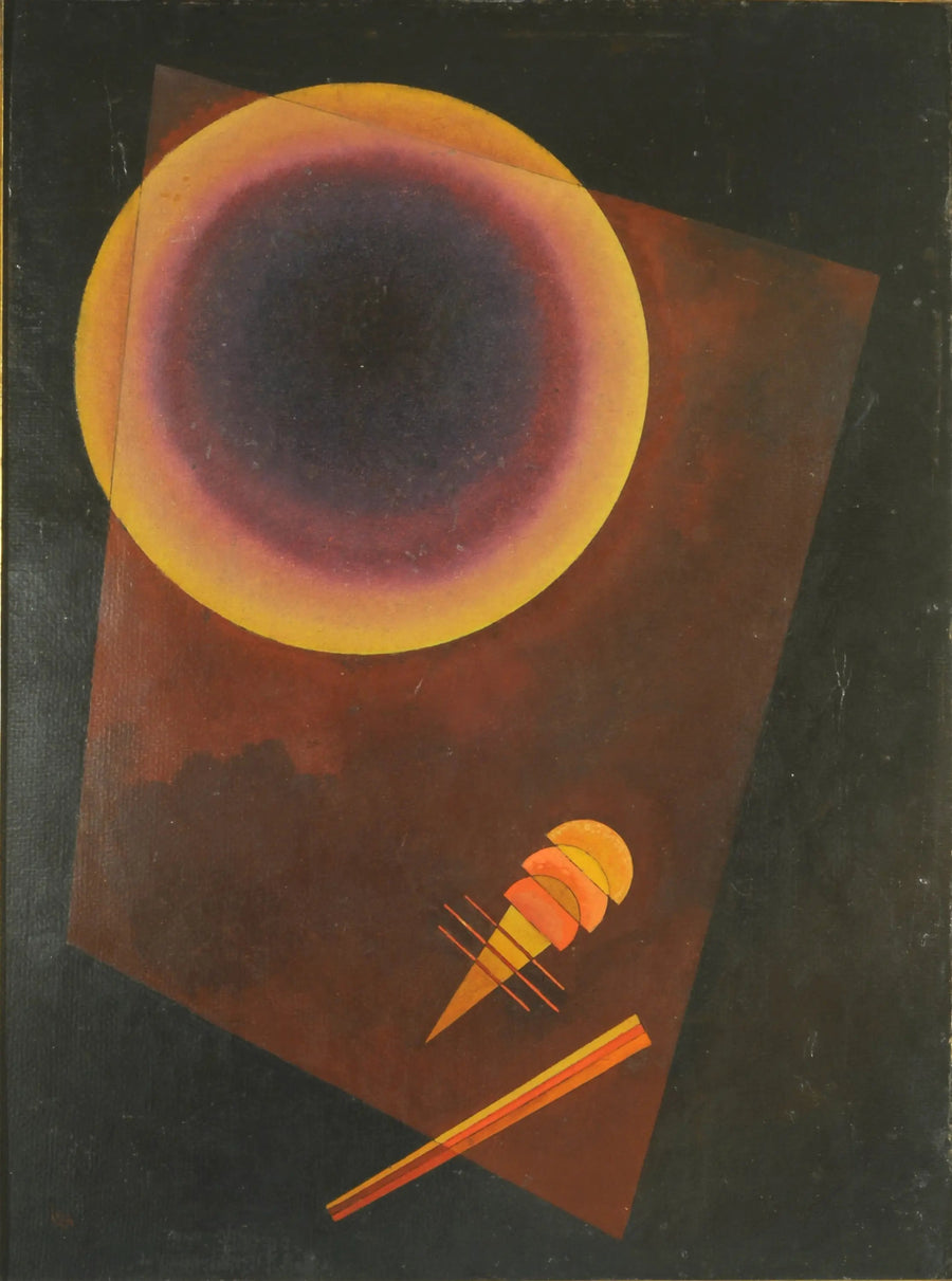 Cercle (avec du marron) - Vassily Kandinsky