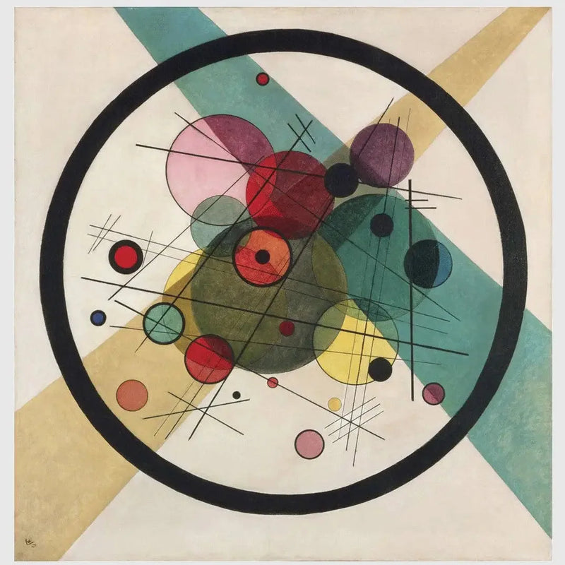 Cercles dans un cercle - Vassily Kandinsky