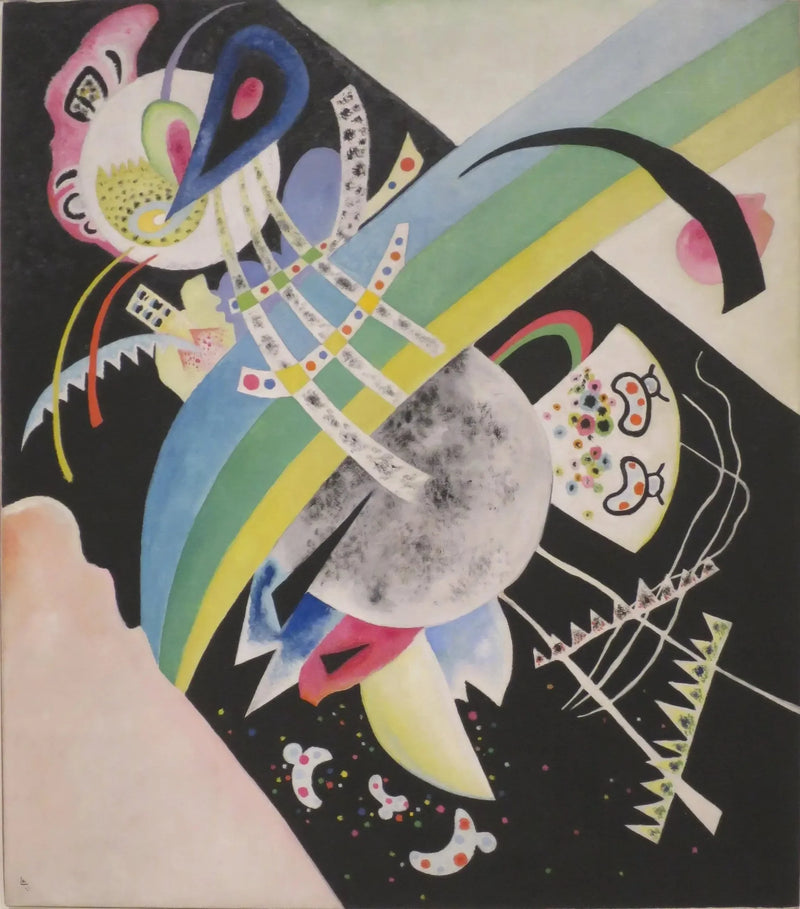 Cercles sur fond noir - Vassily Kandinsky