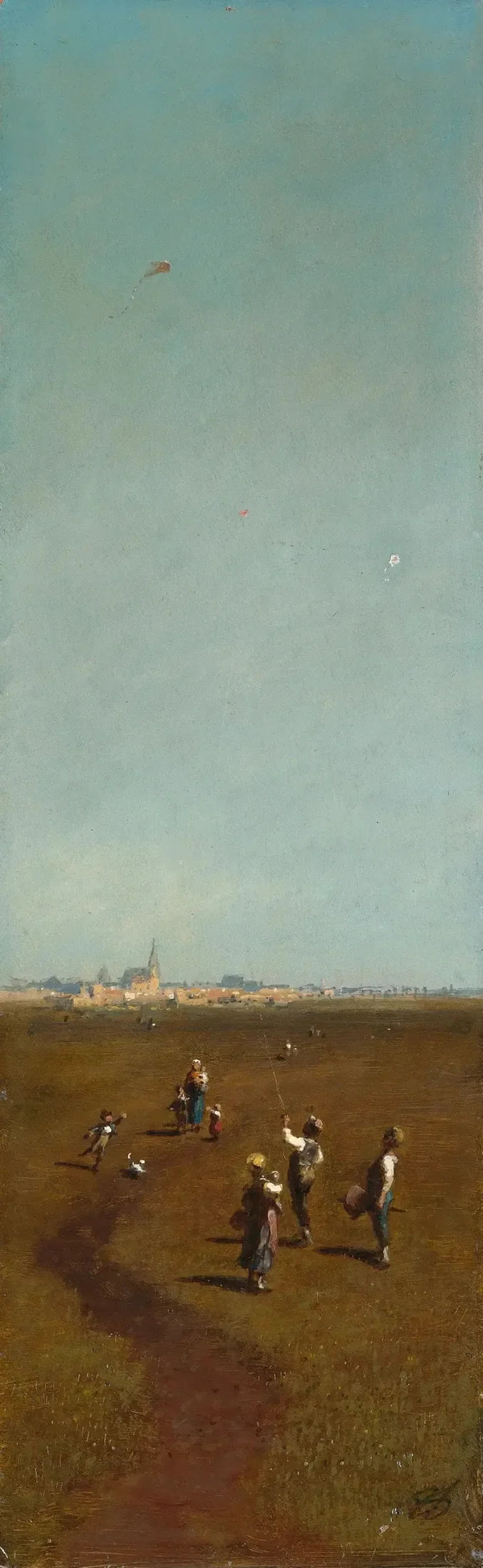 Cerfs-volants - Carl Spitzweg image 1 tableau peint à l’huile sur toile