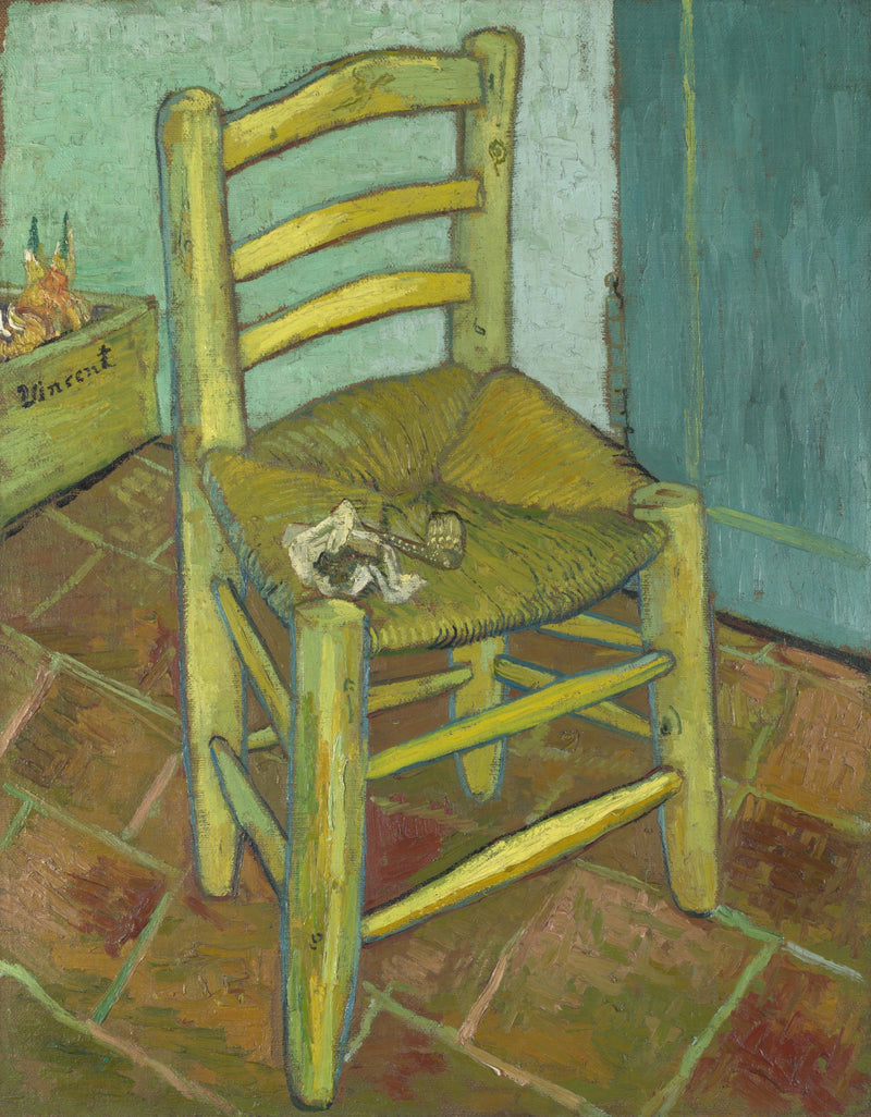 Стілець Вінсента з його люлькою - Vincent van Gogh