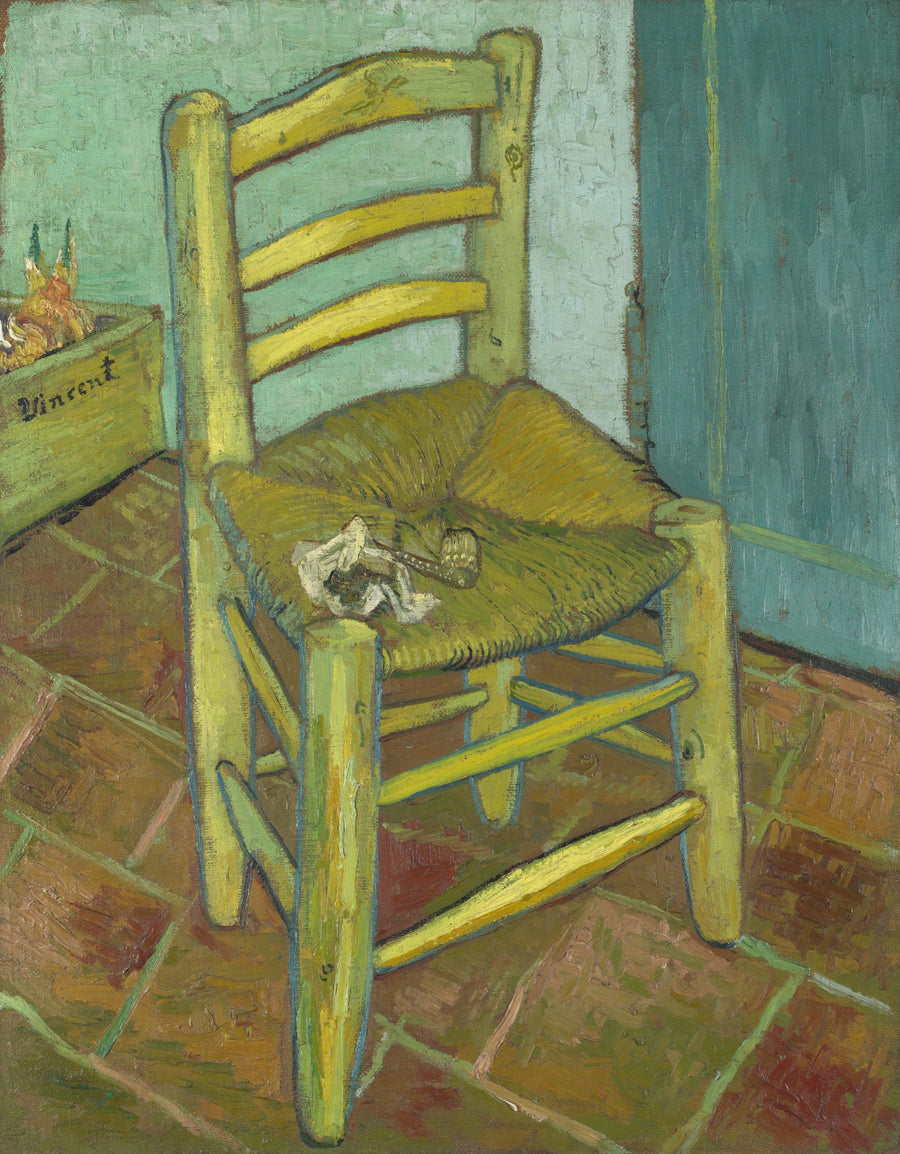 Стілець Вінсента з його люлькою - Vincent van Gogh