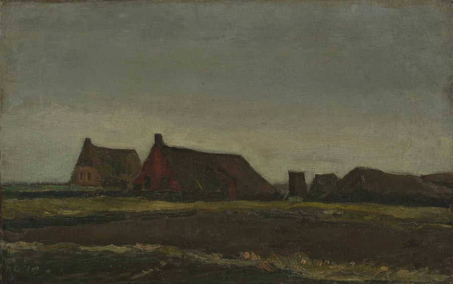 Chalets dans le Drenthe, F17 – Vincent van Gogh