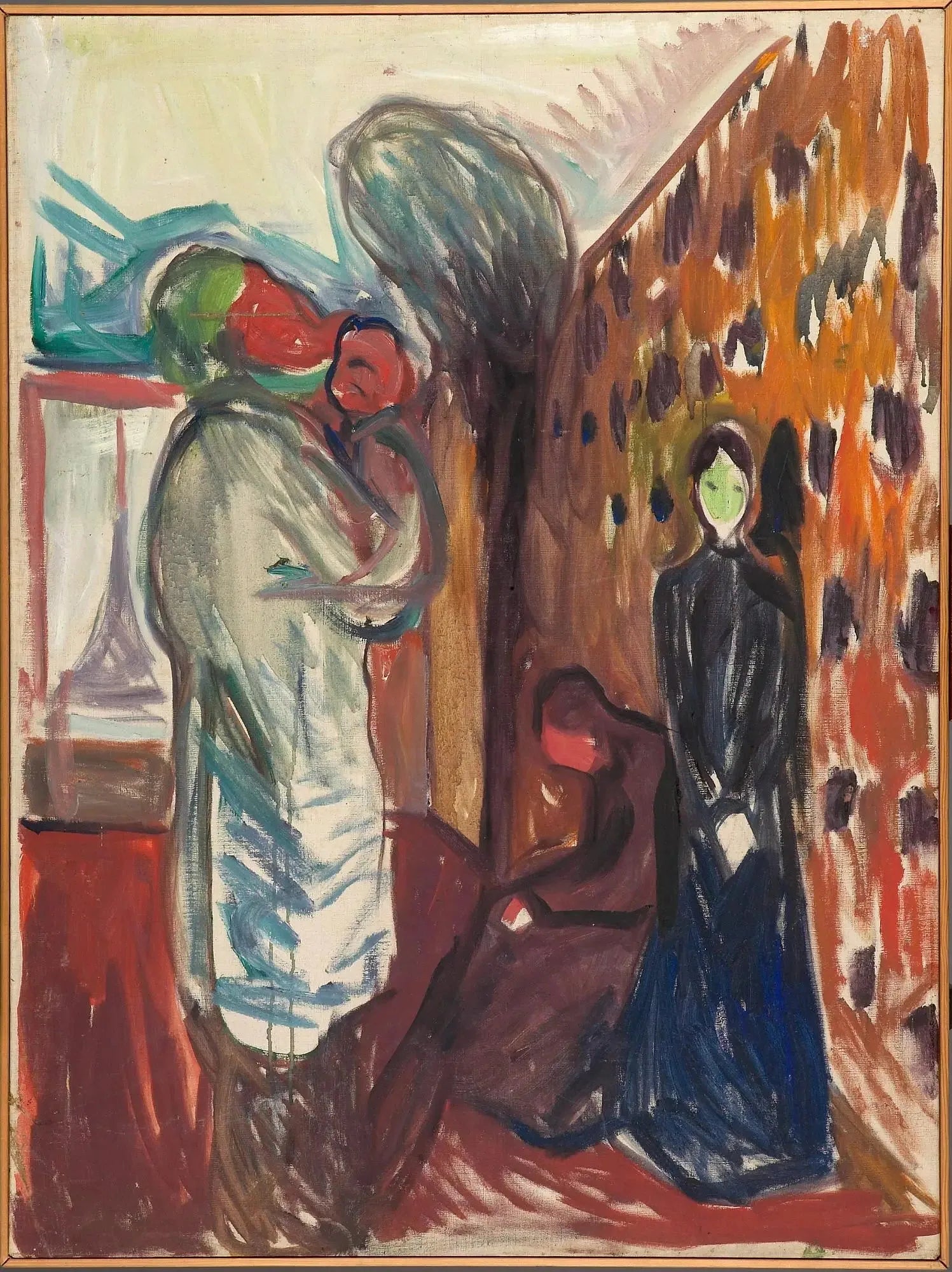 chambre mortuaire - Edvard Munch image 1 tableau peint à l’huile sur toile