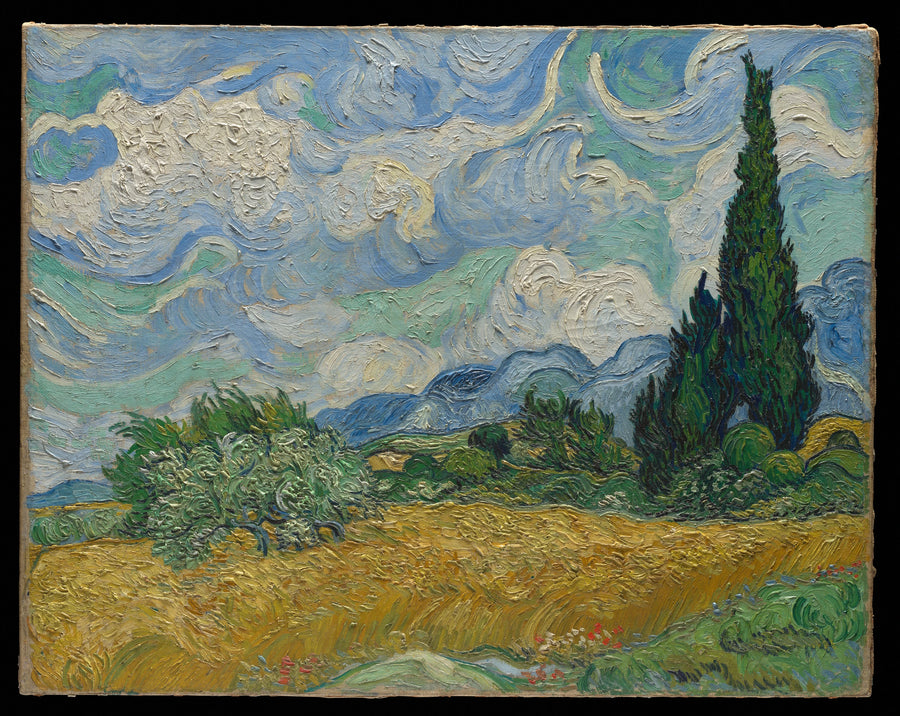 Champ de blé aux cyprès – Vincent van Gogh