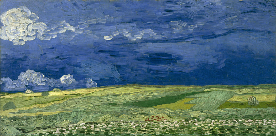 Пшеничне поле під грозовими хмарами - Vincent van Gogh