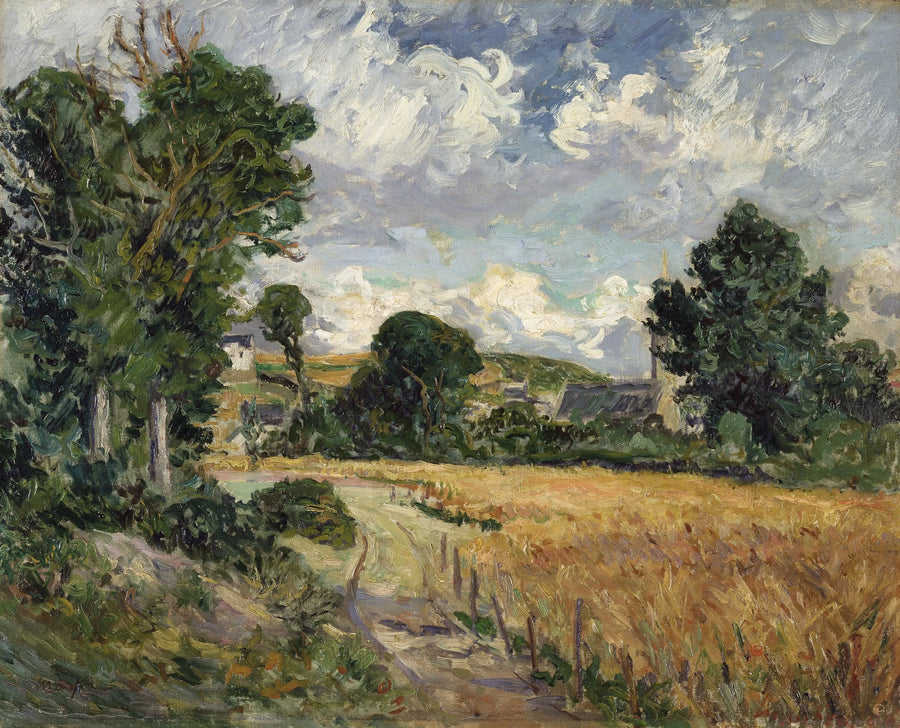 Champ de maïs dans la vallée de Saint-Jean-du-Doigt - Maxime Maufra