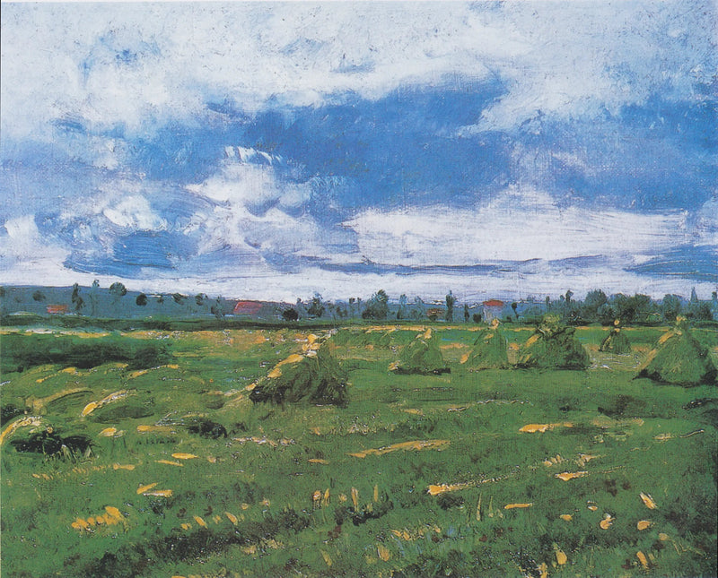 Champs de blé avec meules - Vincent van Gogh