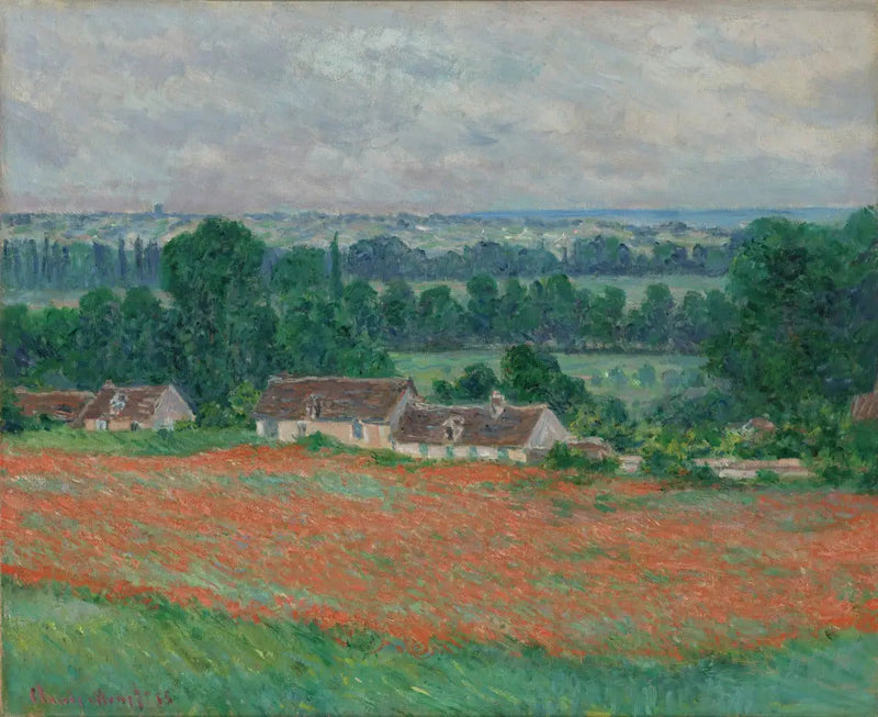 Champs de coquelicots à Giverny - Claude Monet