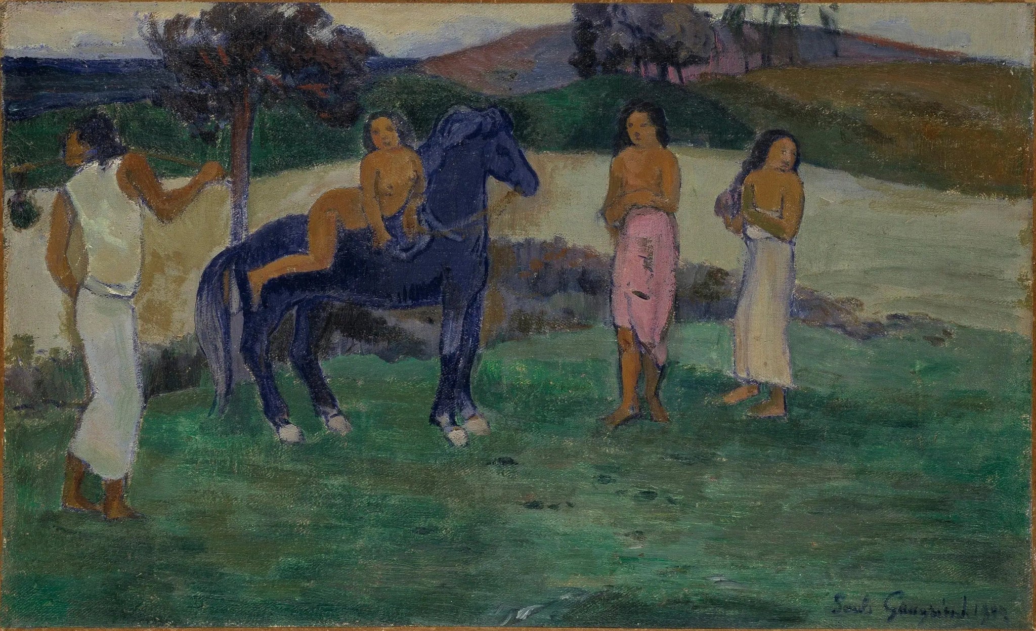 Changement de résidence - Paul Gauguin image 1 tableau peint à l’huile sur toile