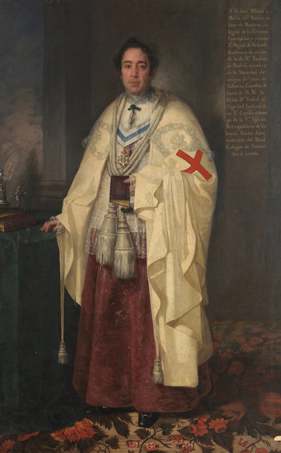 Chanoine José Olcina et Macía Chevalier de Montesa - José Gutiérrez de la Vega