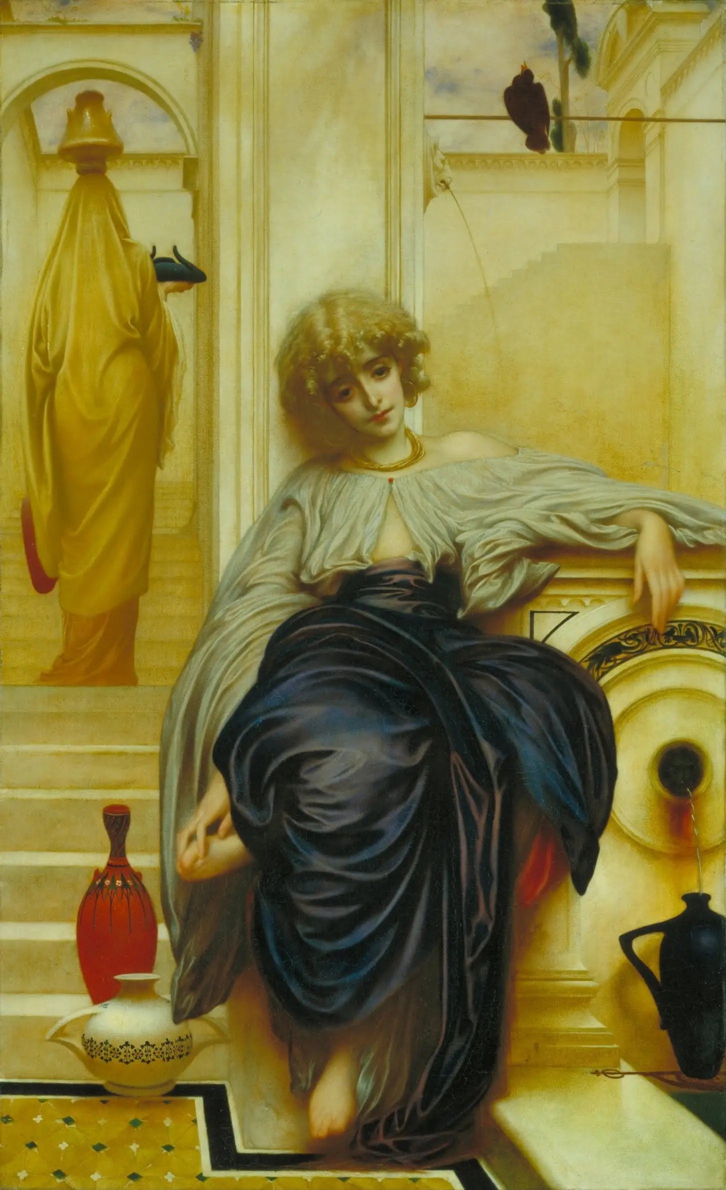Chansons sans paroles - Frederic Leighton image 1 reproduction de peinture à l’huile
