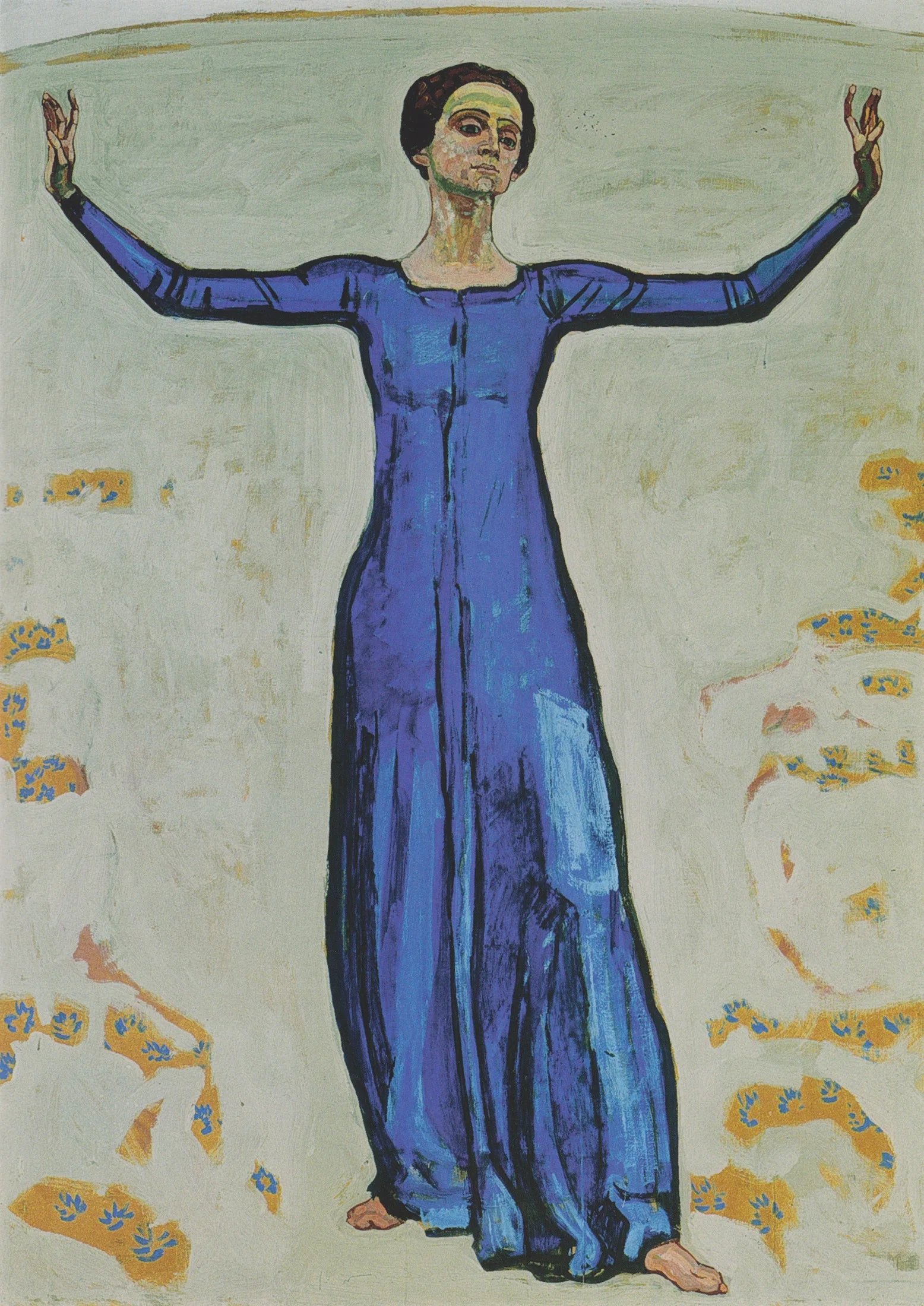 Chant lointain - Ferdinand Hodler image 1 copie peinte à la main à l’huile