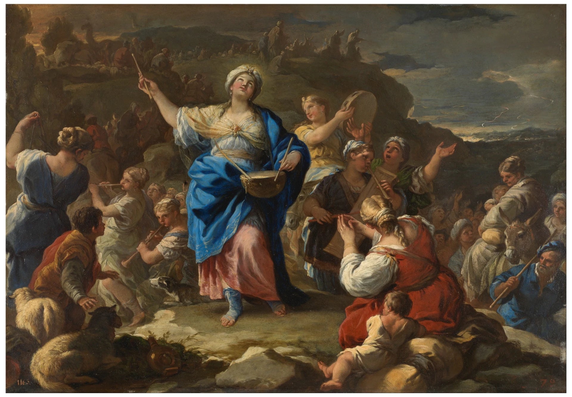 Le chant de la prophétesse Marie - Luca Giordano