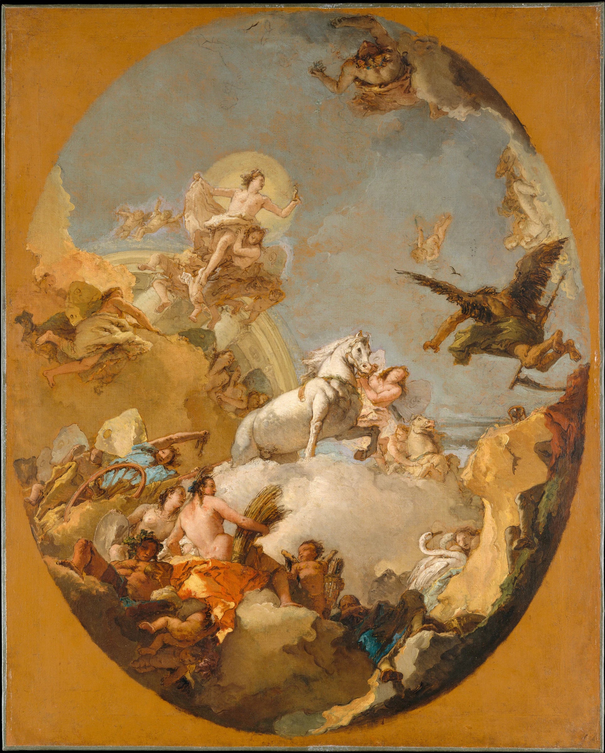 Le char d'Aurora - Giovanni Battista Tiepolo