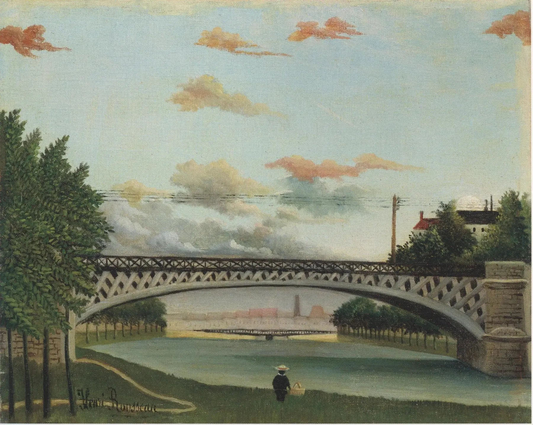 Charenton-le-Pont - Henri Rousseau image 1 reproduction de peinture à l’huile