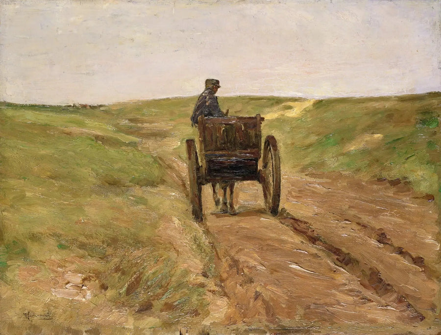 Chariot à Katwijk - Max Liebermann