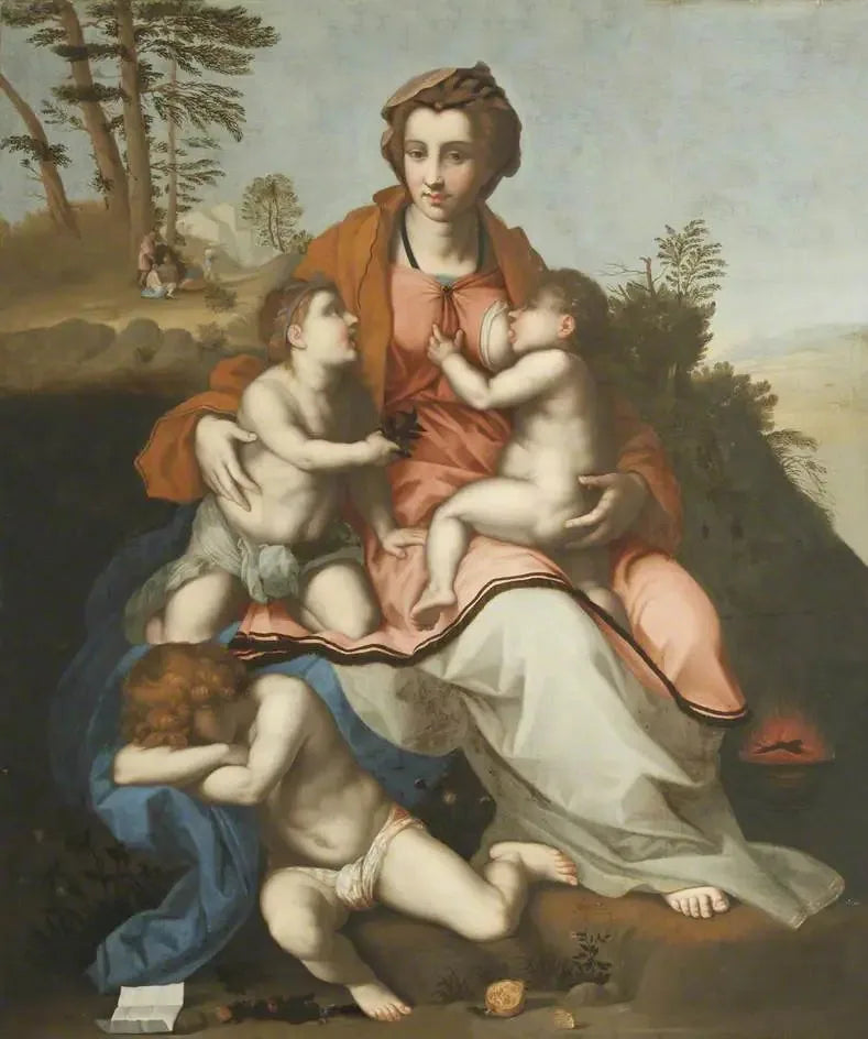 Charité - Andrea del Sarto image 1 reproduction réalisée par Alpha Reproduction