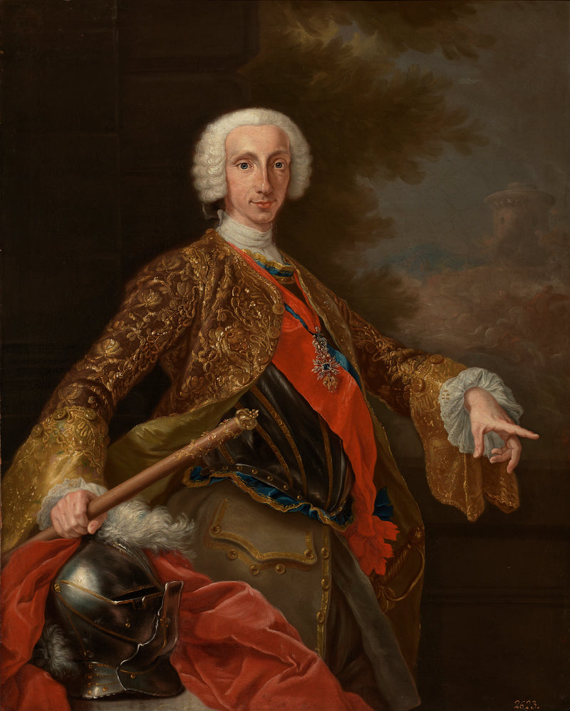 Charles de Bourbon, roi des Deux-Siciles - Giuseppe Bonito