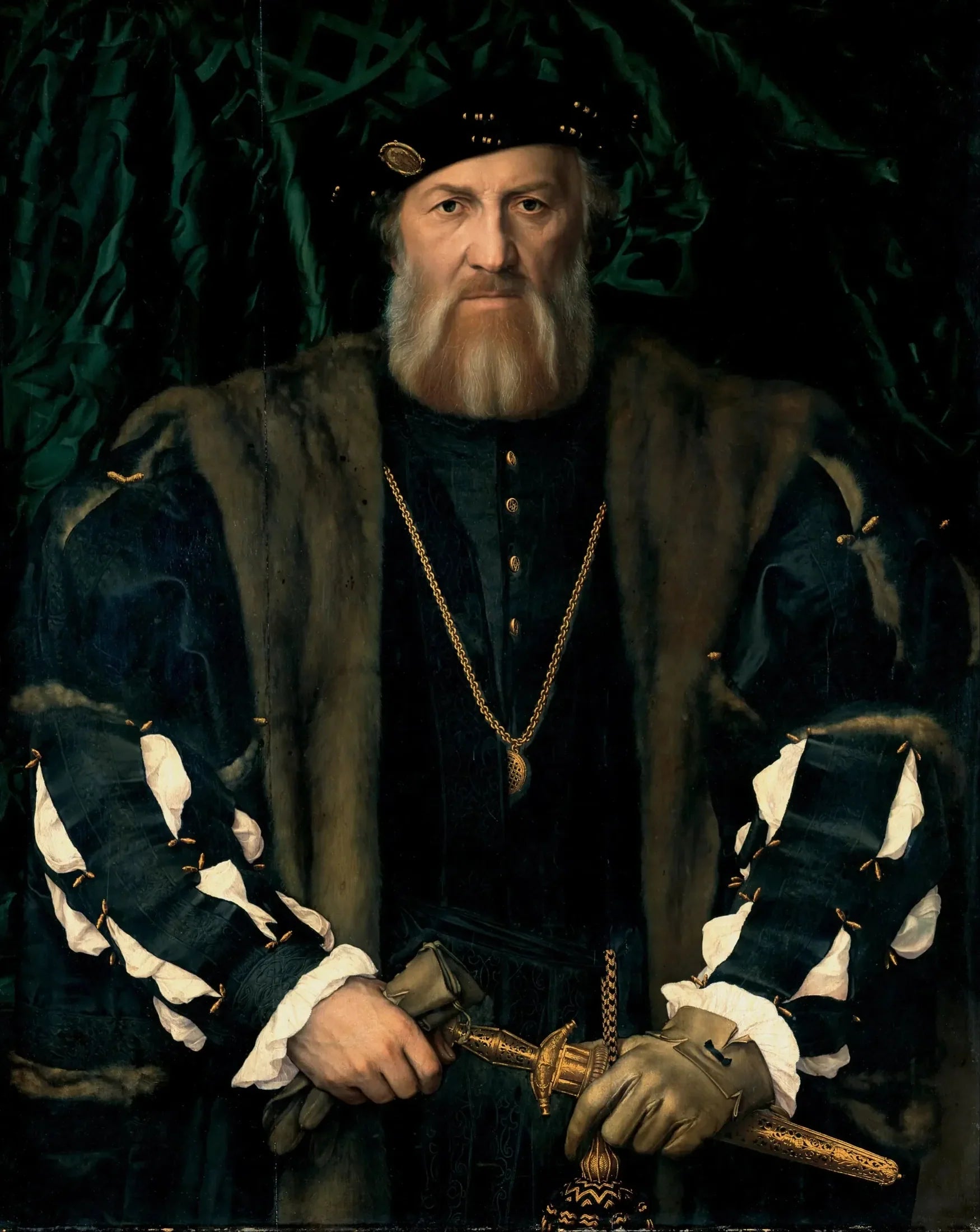Charles de Solier, Sieur de Morette - Hans Holbein le Jeune image 1 reproduction d’œuvre d’art à l’huile