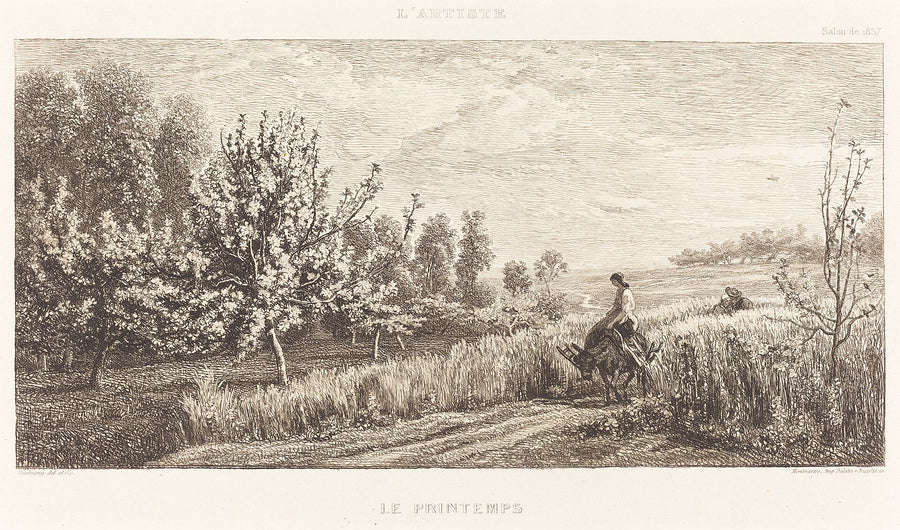 Le Printemps - Charles-François Daubigny