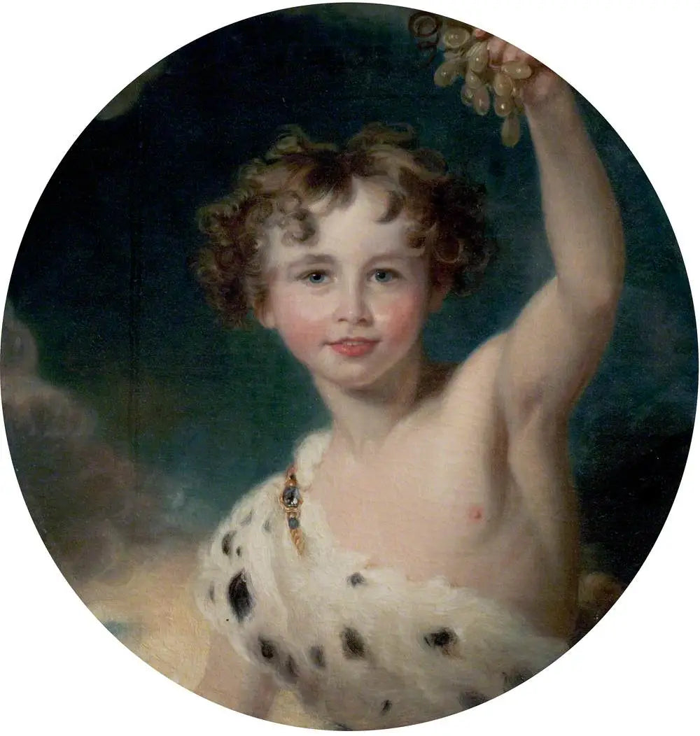 Charles Hope (1810–1817), dans le rôle de Bacchus - Thomas Lawrence image 1 copie peinte à la main à l’huile
