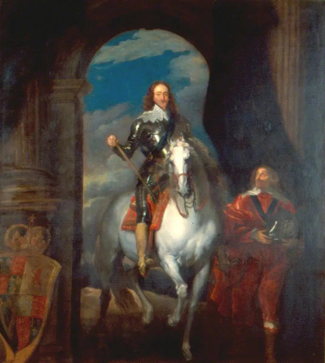 Charles Ier (1600-1649), à cheval - Antoine van Dyck image 1 reproduction artisanale de tableau