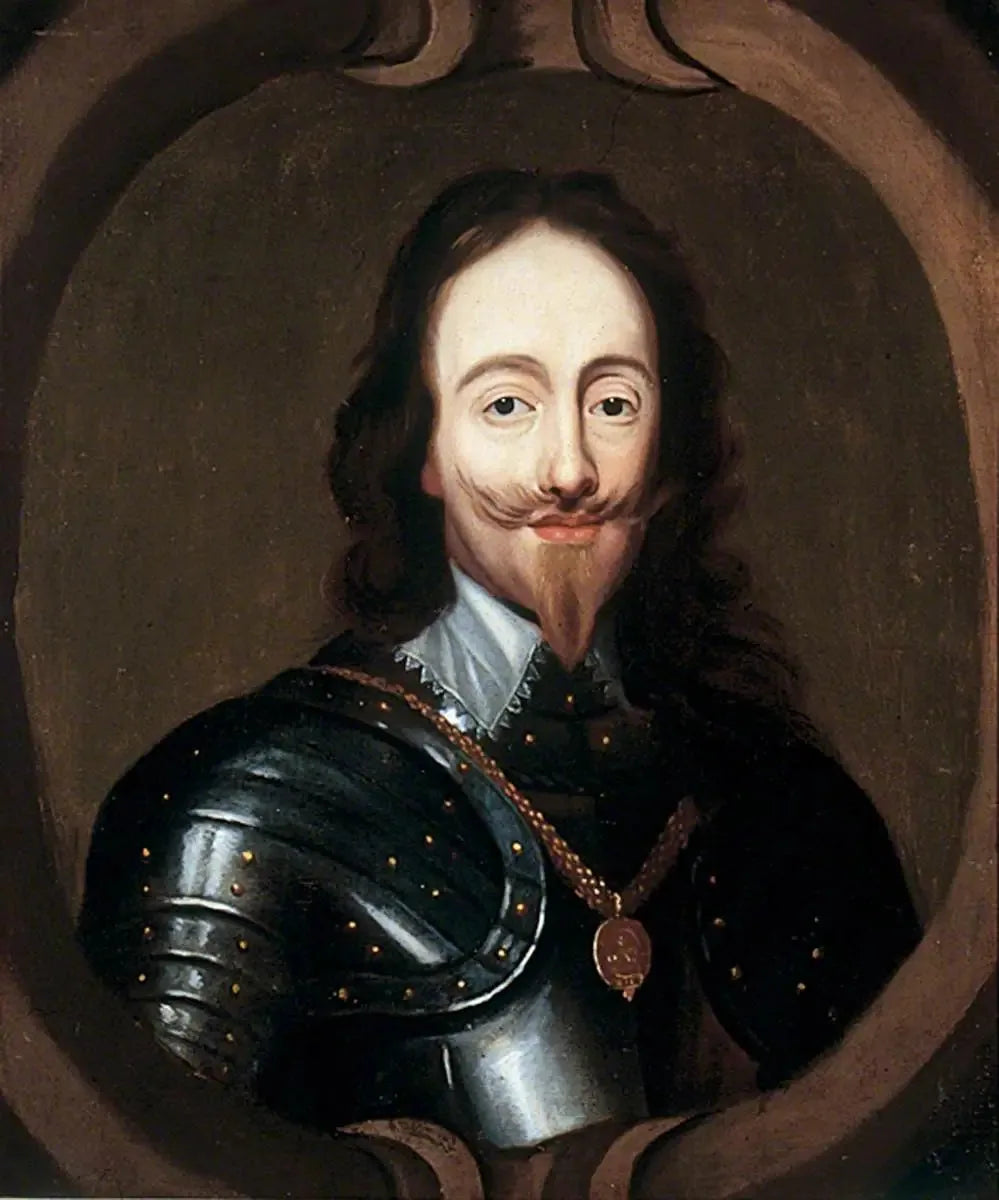 Charles Ier (1600–1649) (peut-être d'après un portrait de Henry Stone) - Antoine van Dyck image 1 reproduction d’œuvre d’art à l’huile