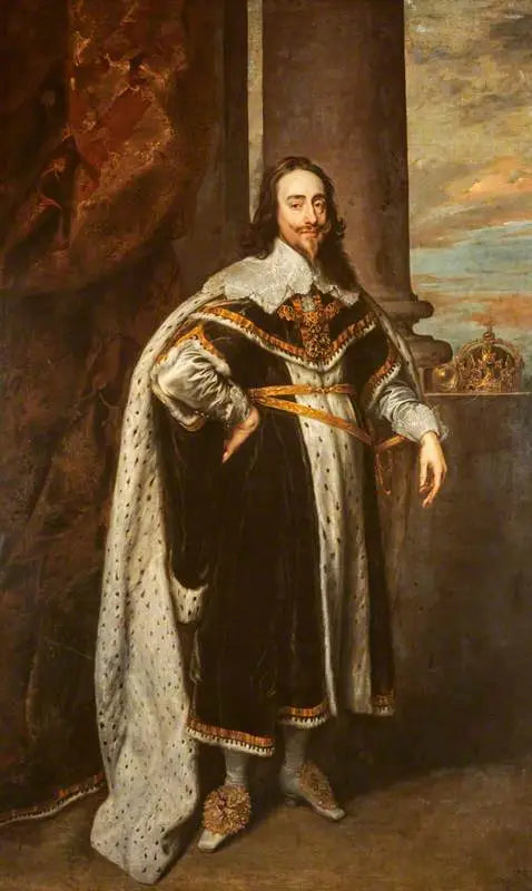 Charles Ier, 1600 - 1649. Règne de 1625 à 1649 - Antoine van Dyck image 1 reproduction de peinture à l’huile