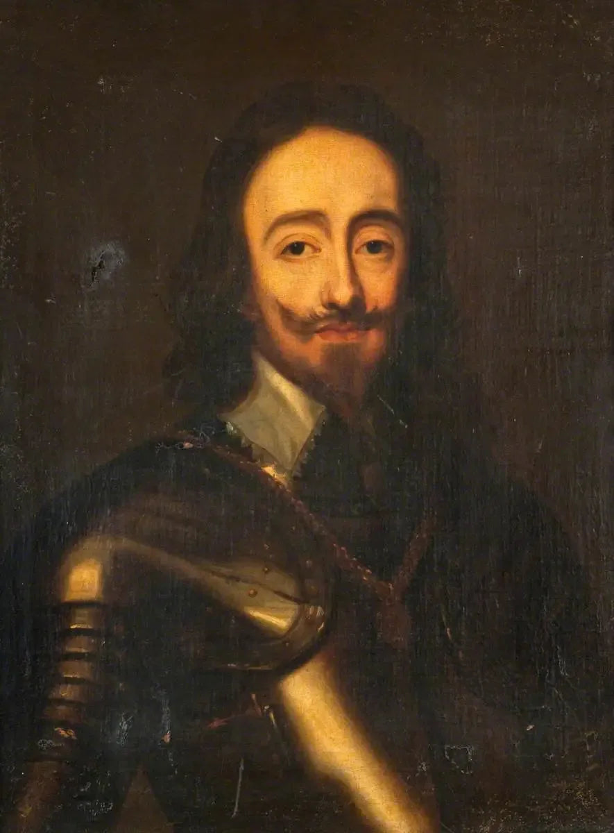 Charles Ier (1600-1649), roi d'Angleterre, d'Écosse et d'Irlande - Antoine van Dyck image 1 copie de tableau peinte à la main