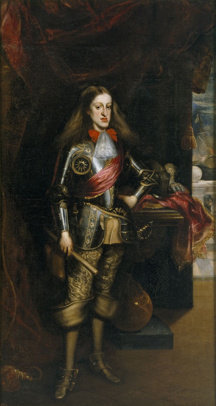 Charles II en armure - Juan Carreño de Miranda image 1 reproduction artisanale de tableau