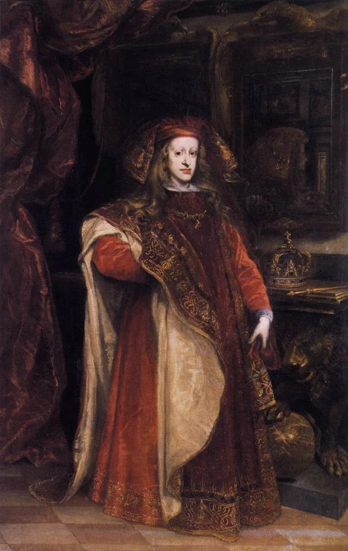 Charles II en grand maître de la Toison d'or - Juan Carreño de Miranda image 1 tableau peint à l’huile sur toile