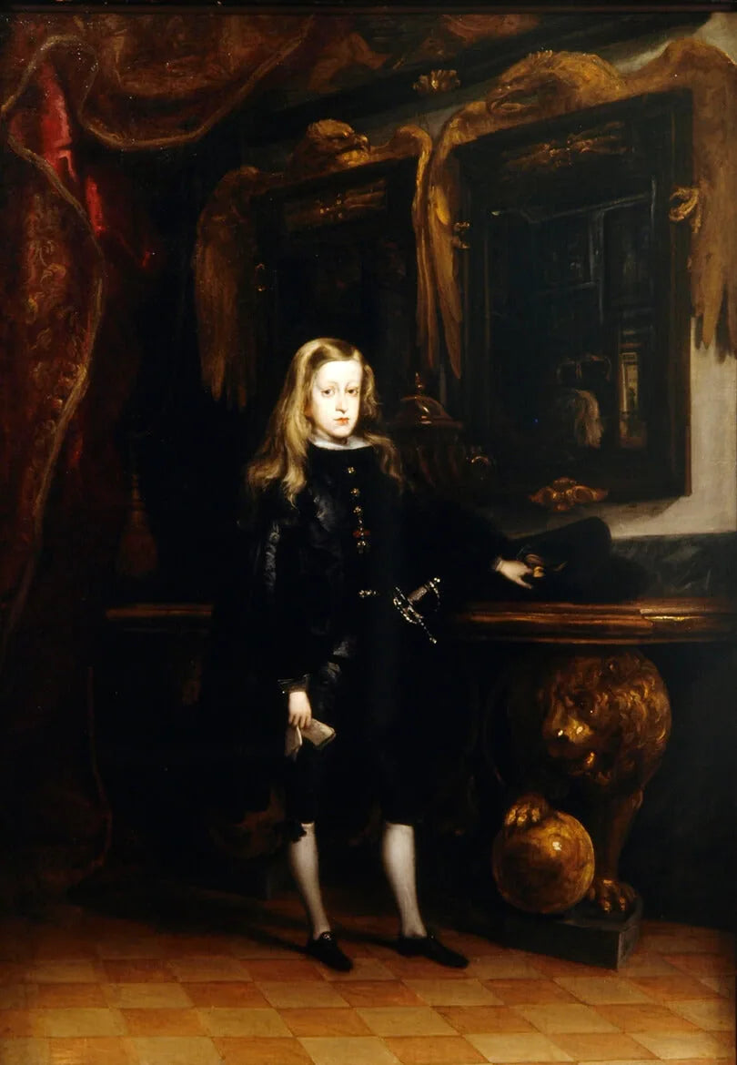Charles II enfant - Juan Carreño de Miranda image 1 reproduction artisanale de tableau