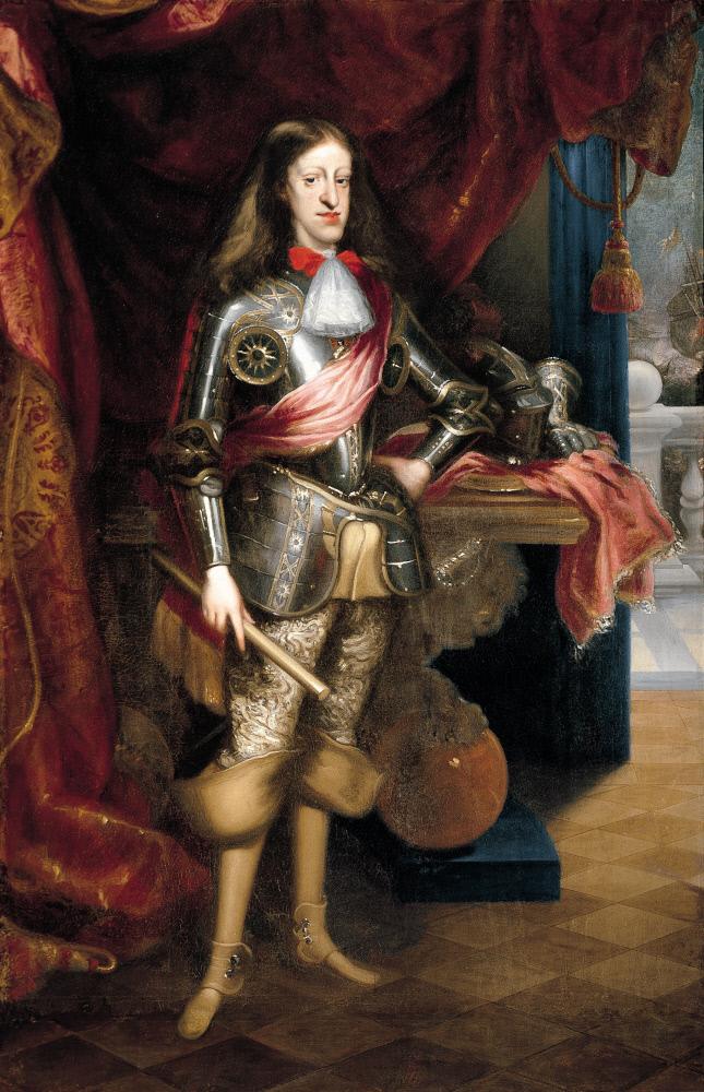 Charles II, roi d'Espagne - Juan Carreño de Miranda image 1 copie de tableau peinte à la main