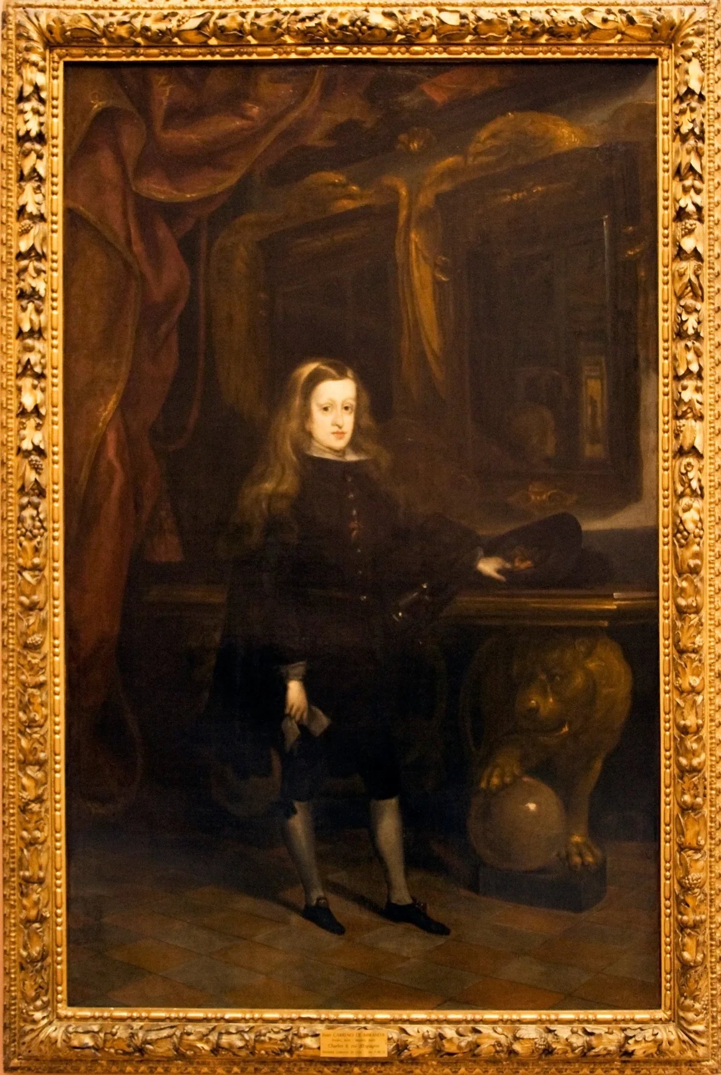 Charles II, roi d'Espagne - Juan Carreño de Miranda image 1 reproduction artisanale de tableau