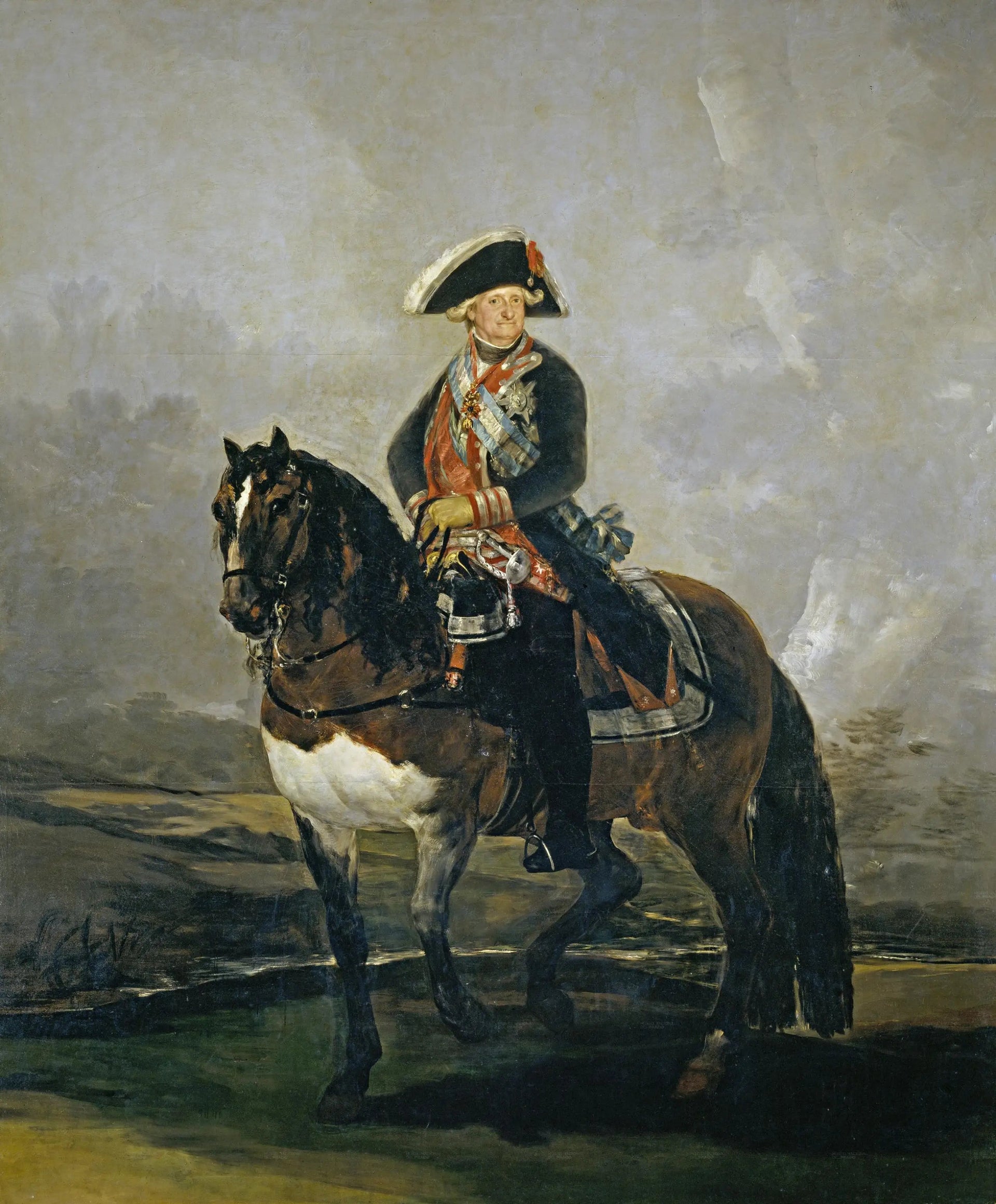 Charles IV à cheval - Francisco de Goya image 1 reproduction de peinture à l’huile