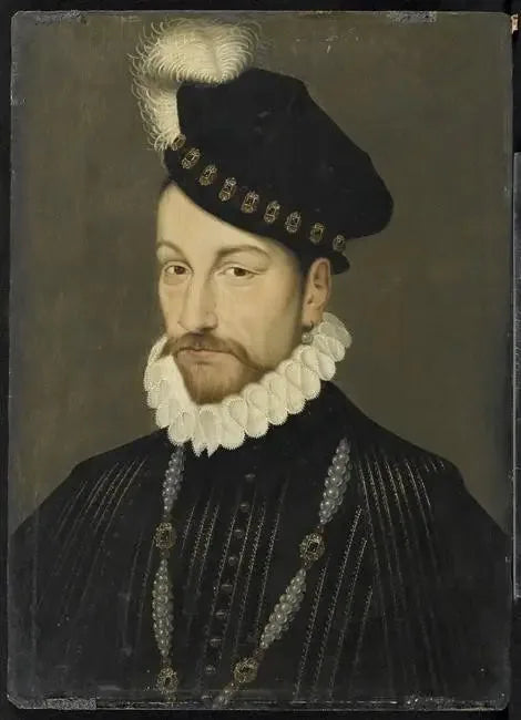 Charles IX, roi de France - François Clouet image 1 copie de tableau peinte à la main