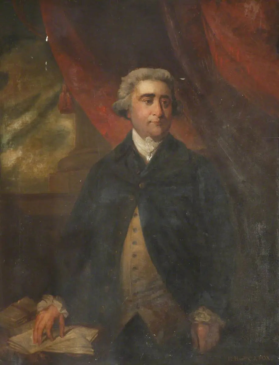 Charles James Fox (1749–1806), député, secrétaire d'État (1782) - Joshua Reynolds image 1 copie peinte à la main à l’huile