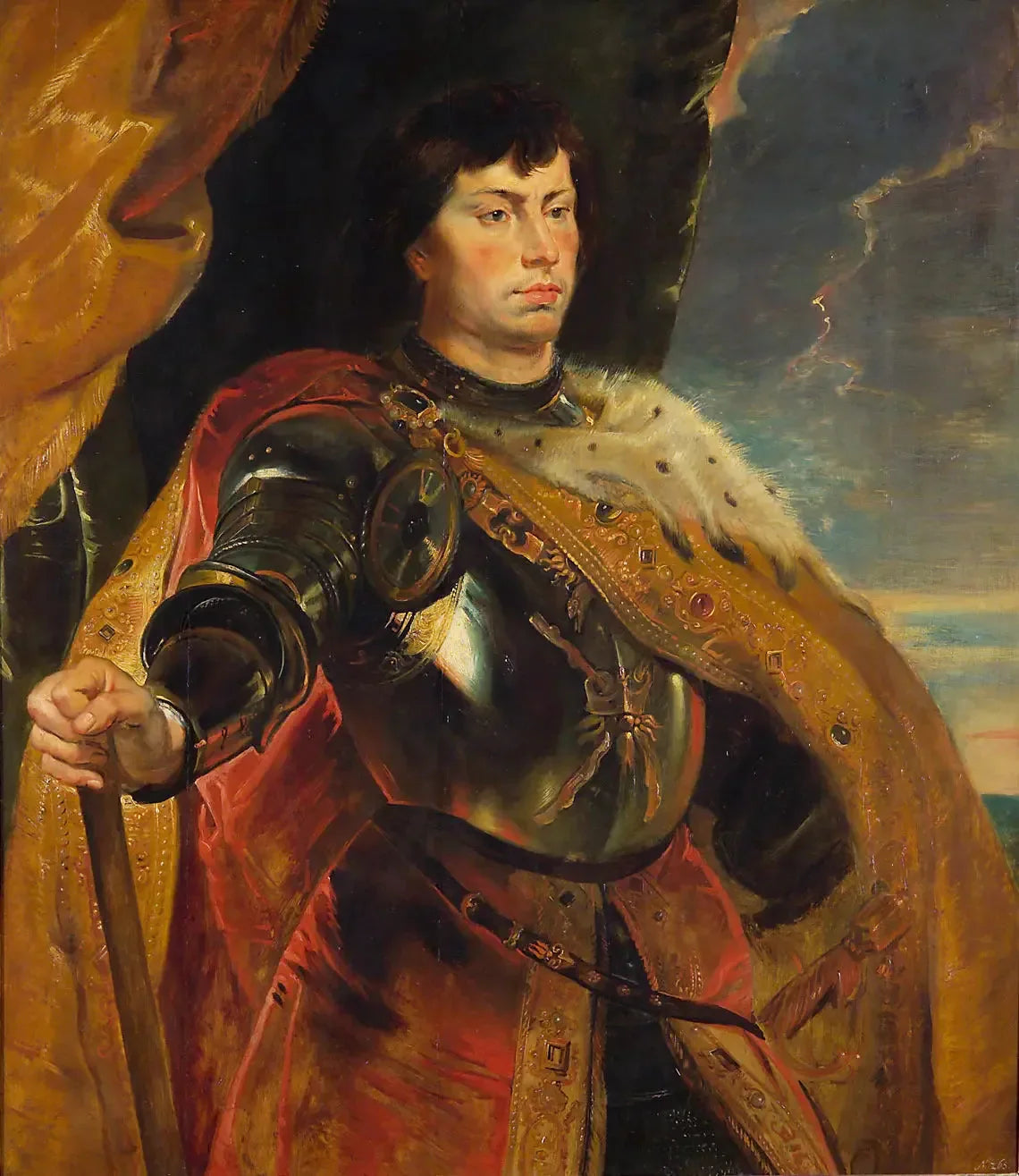 Charles le Téméraire - Peter Paul Rubens image 1 copie de tableau peinte à la main