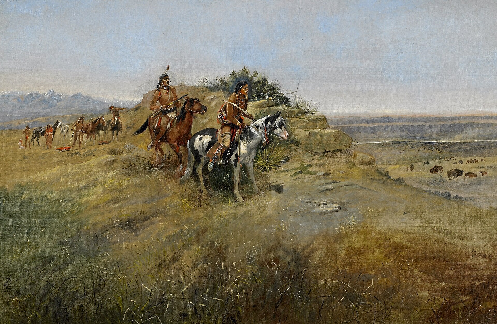 The Buffalo Hunt - Charles Marion Russell