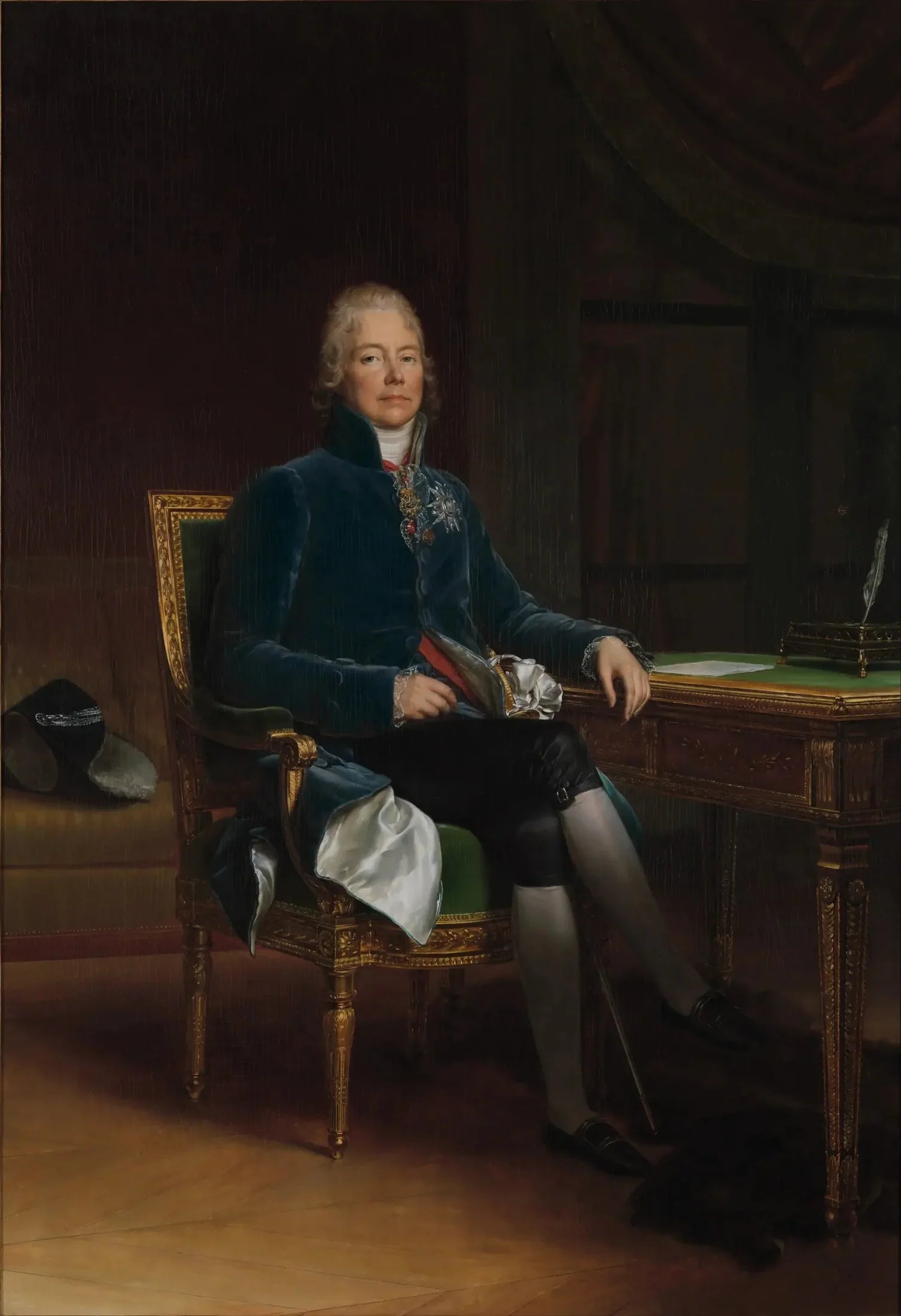 Charles Maurice de Talleyrand Périgord (1754-1838), prince de Bénévent - François Gérard image 1 reproduction d’œuvre d’art à l’huile