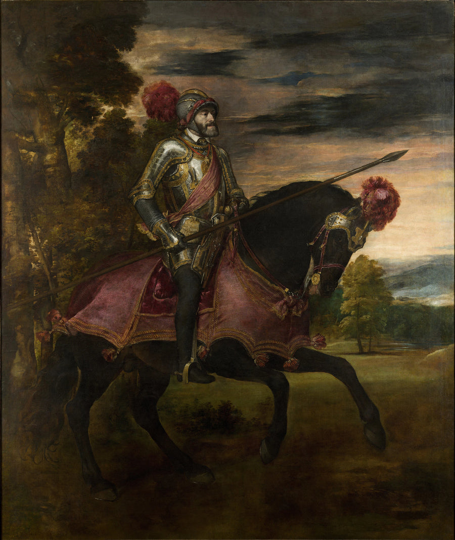Charles Quint à cheval à Mühlberg - Titien