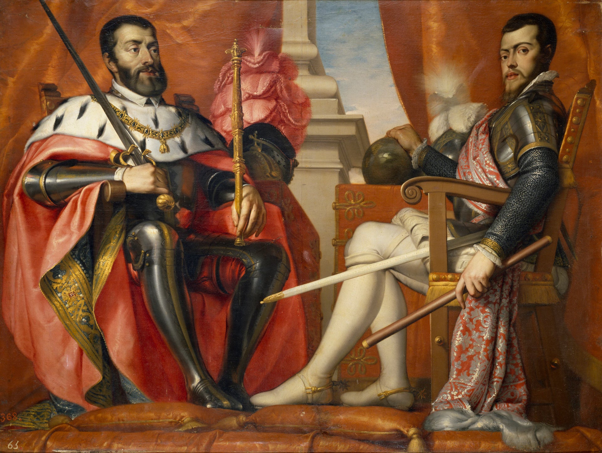 Charles Quint et Philippe II - Antonio Arias