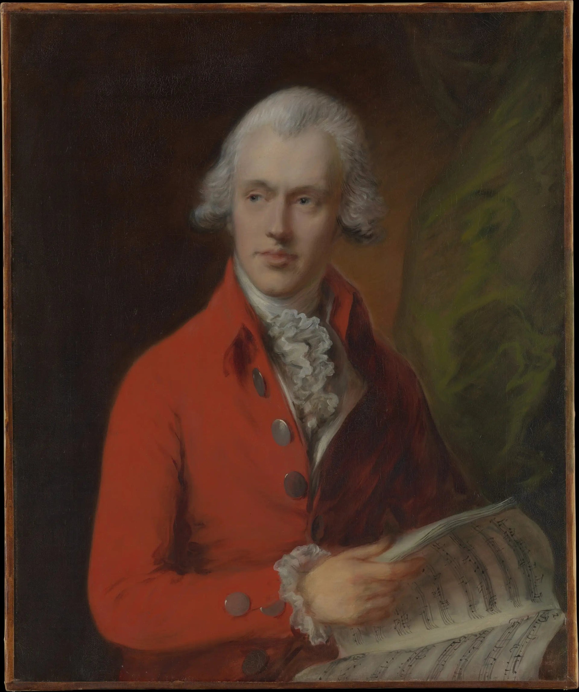 Charles Rousseau Burney (1747–1819) - Thomas Gainsborough image 1 reproduction artisanale de tableau