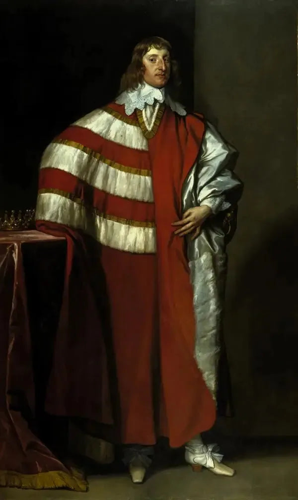 Charles Seton, 2e comte de Dunfermline, 1615-1672. Lord du sceau privé - Antoine van Dyck image 1 reproduction de peinture à l’huile